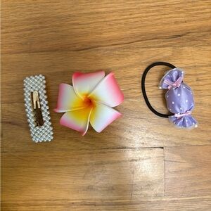 🍬 Kids Floral and Candy Hair Accessory Set🍬